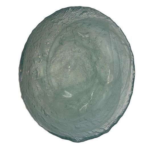 Baby blue glass textured bowl - Picture 11 of 13